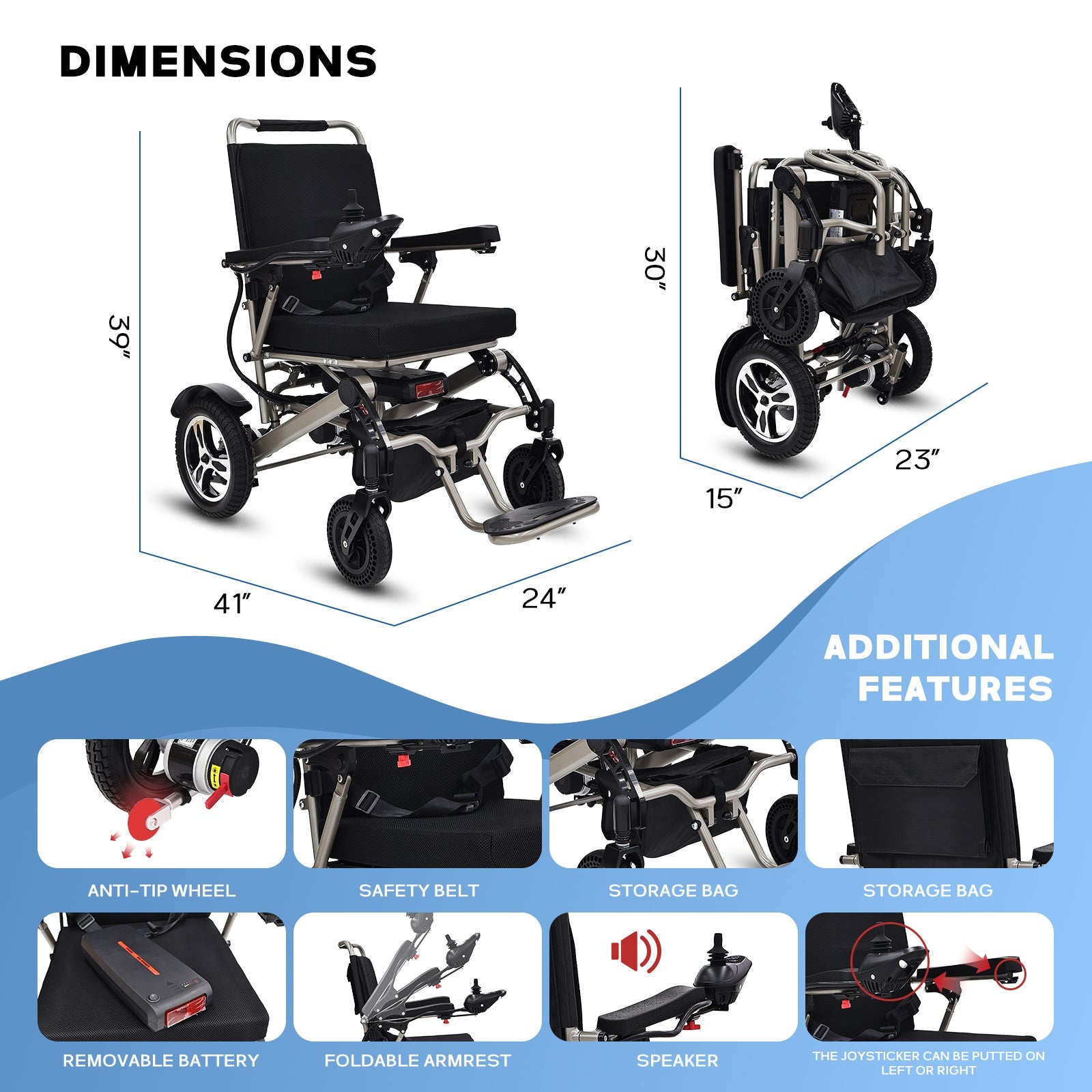 Power wheelchair - DODOONE SHOP