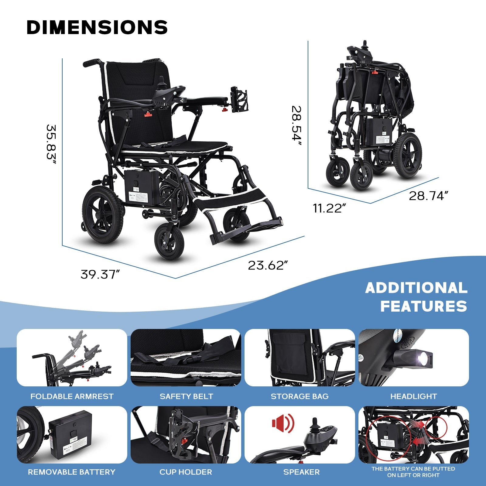 Power Wheelchair - DODOONE SHOP